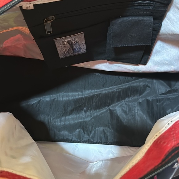 Laurel Burch Wild Horses of Fire Medium Tote Bag - Picture 10 of 10